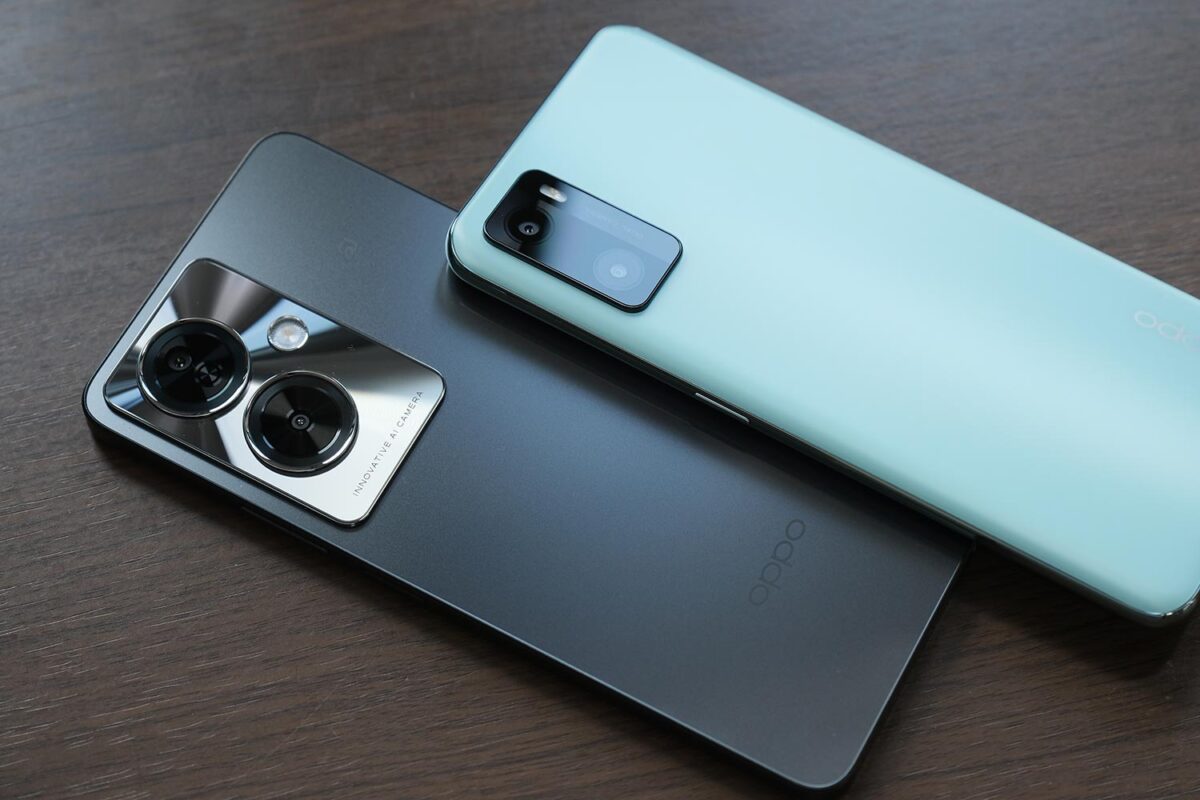 OPPO A79 vs A55s 背面パネルのデザイン
