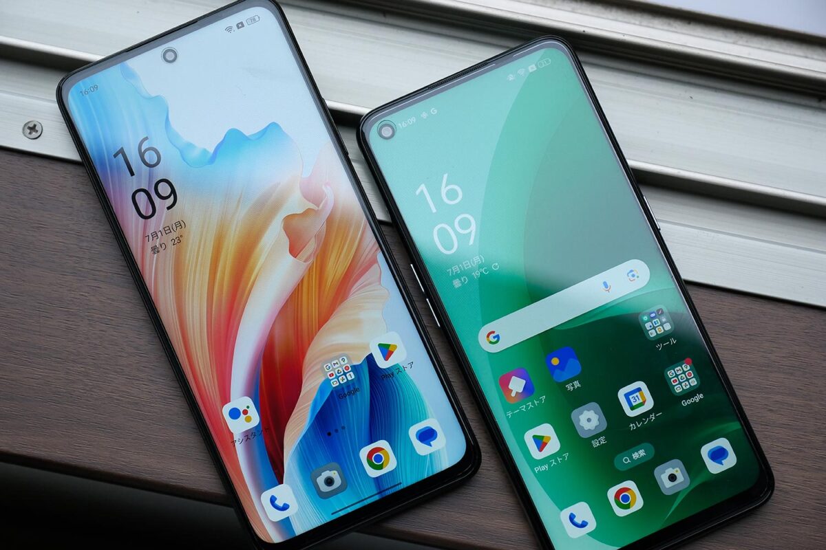 OPPO A79 vs S55s 液晶ディスプレイ