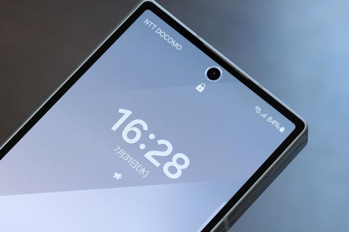 Galaxy Z Fold6 カバーディスプレイ インカメラ