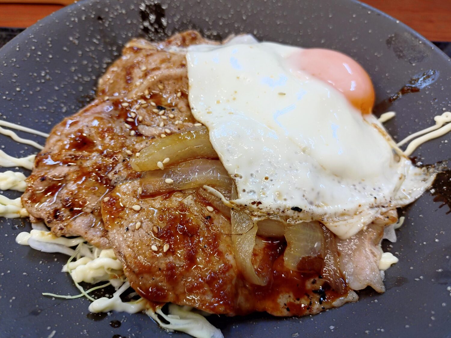 Xperia 10 VI 広角カメラ × 1：生姜焼き定食