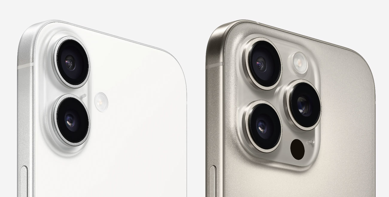 iPhone 16 vs 16 Pro カメラ