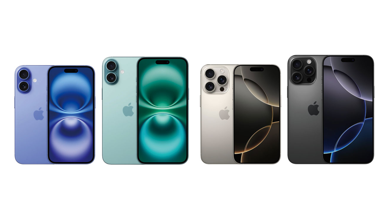 iPhone 16シリーズ 本体サイズ比較