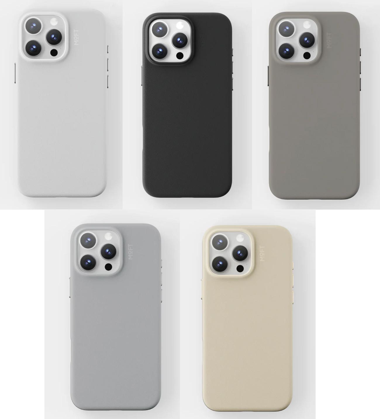 MOFT MOVAS™レザーケース(iPhone 16) カラーラインナップ