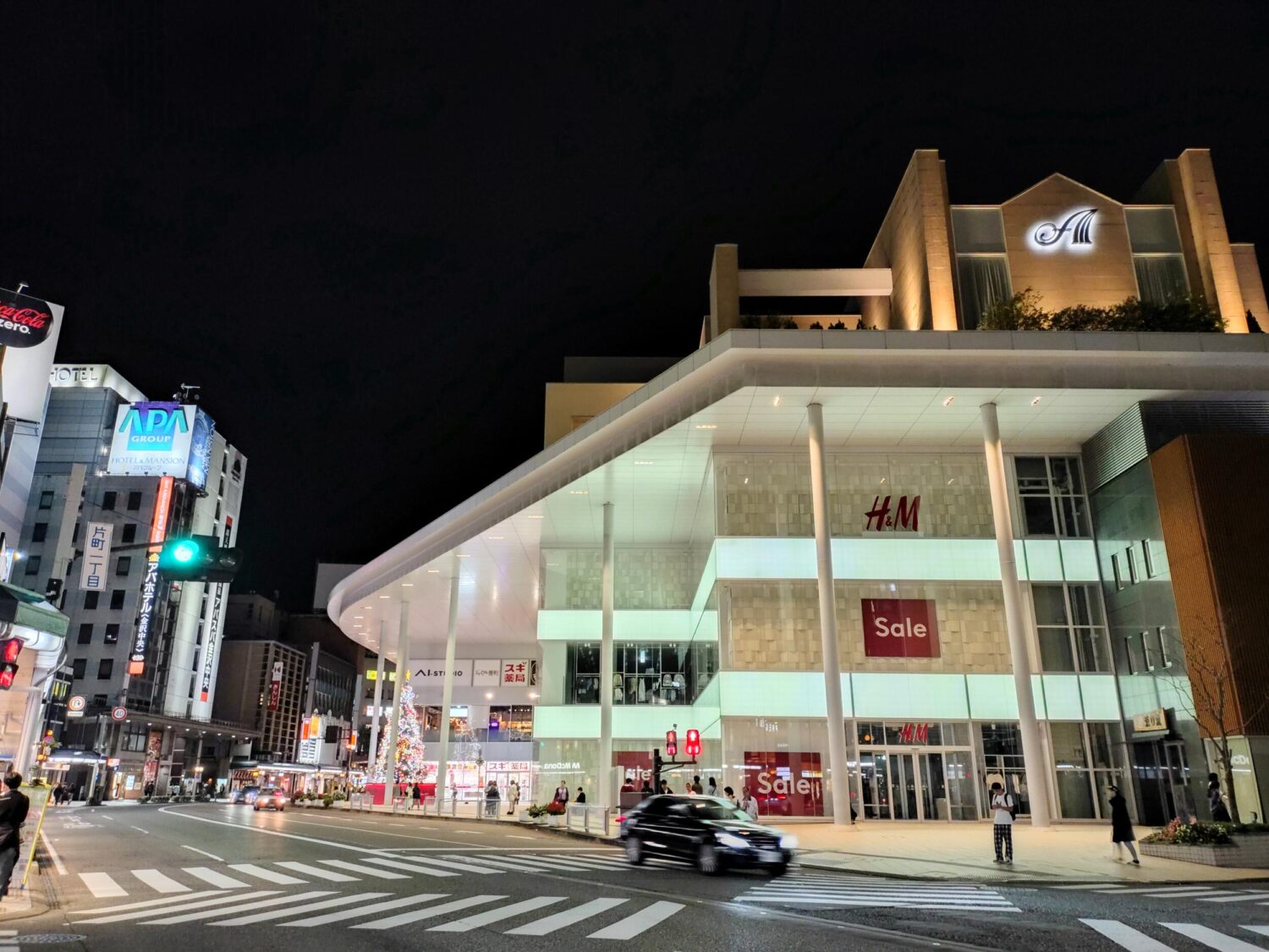 F-53E 広角×1:夜の街