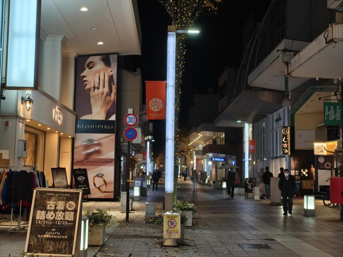 Xiaomi 14T 望遠×2:夜のストリート