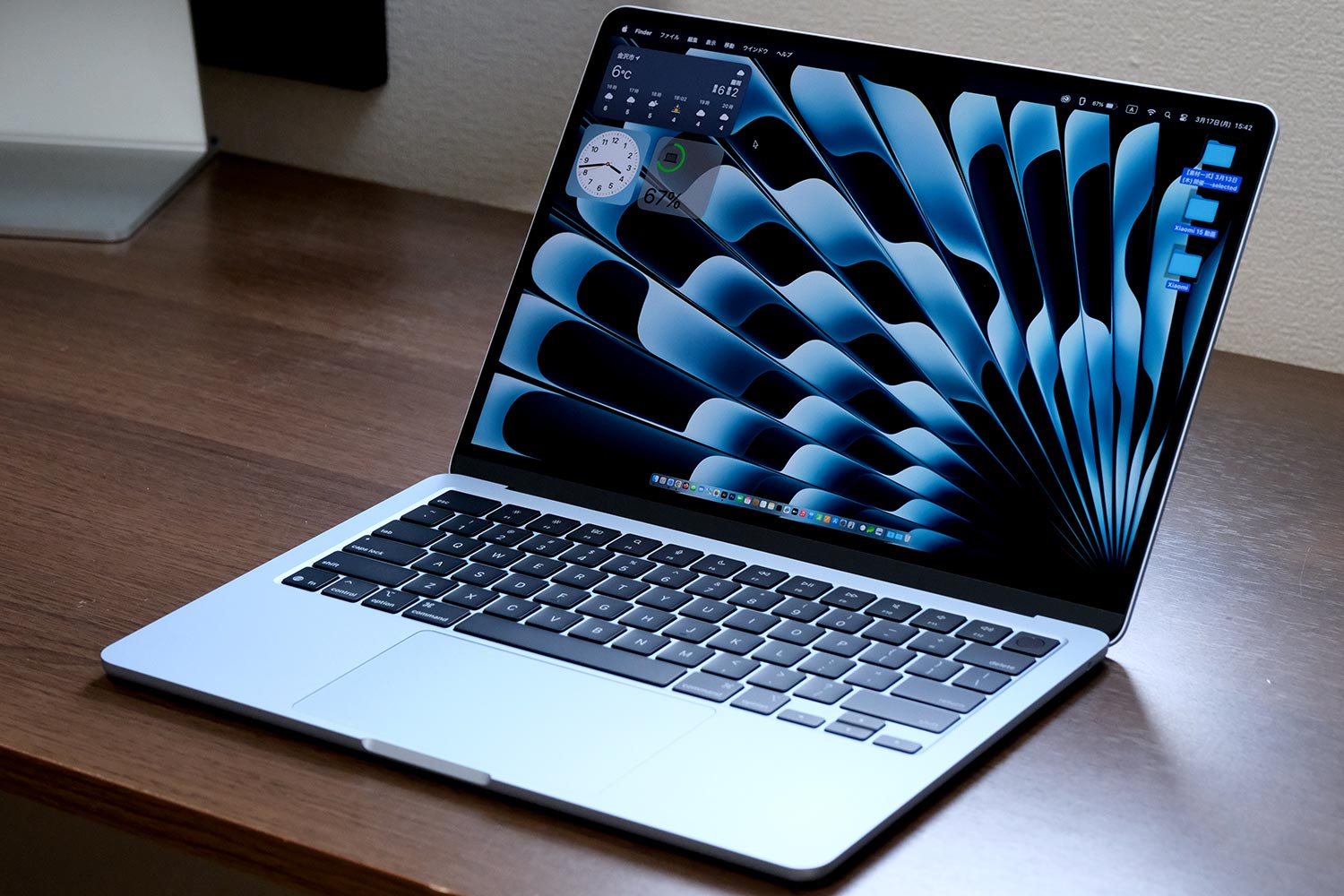 MacBook Air(M4)正面デザイン