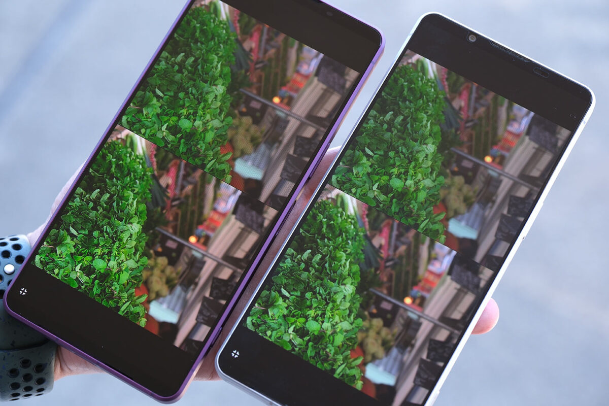 Xperia 1 VII vs 1 VI 色彩比較