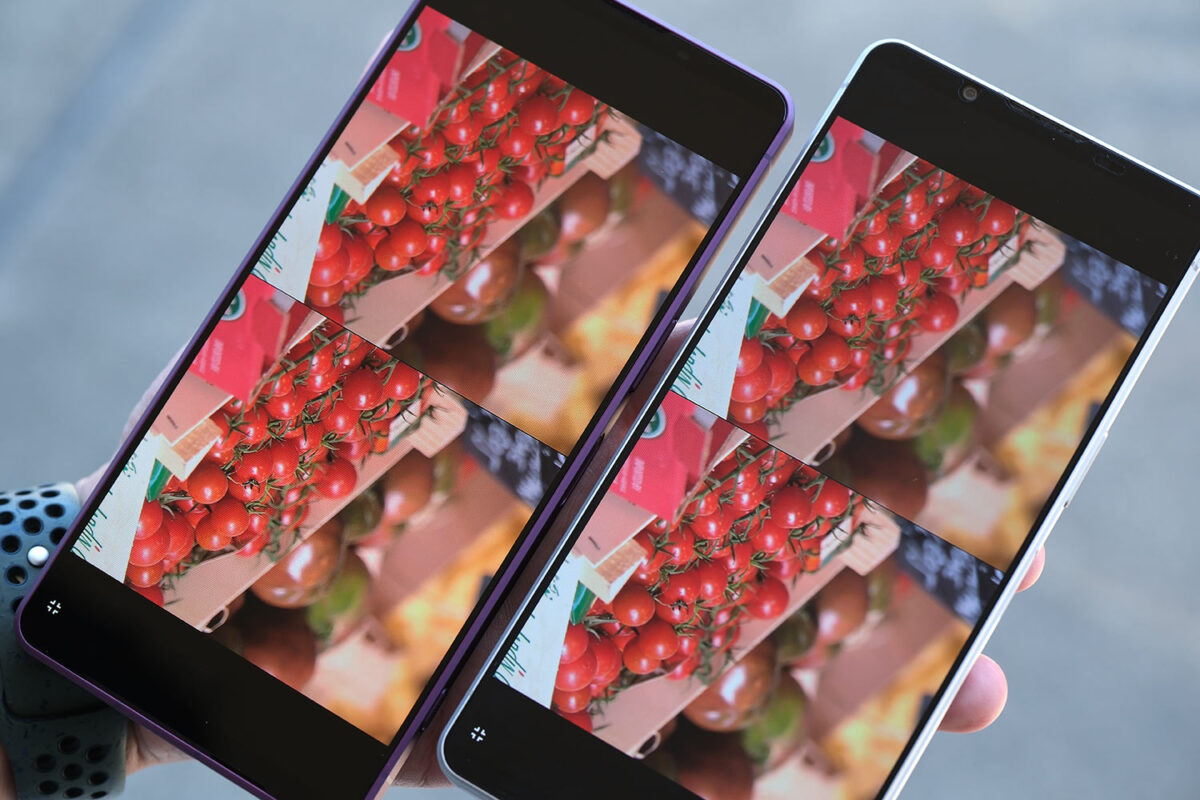 Xperia 1 VII vs 1 VI 色彩比較