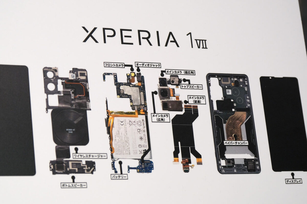 Xperia 1 VII 内部構造