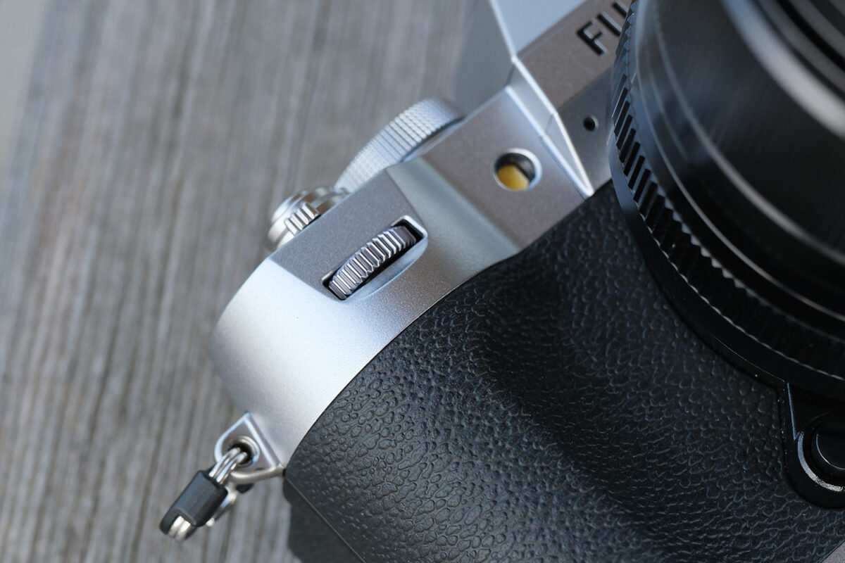 X-T50 人差し指ダイヤル(フロントコマンドボタン)
