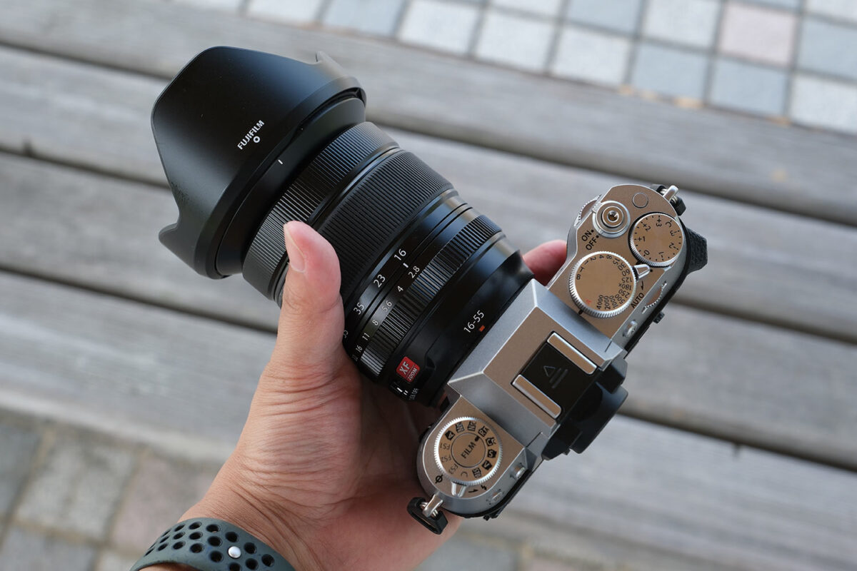 X-T50とXF16-55mmF2.8 R LM WR IIの組み合わせ