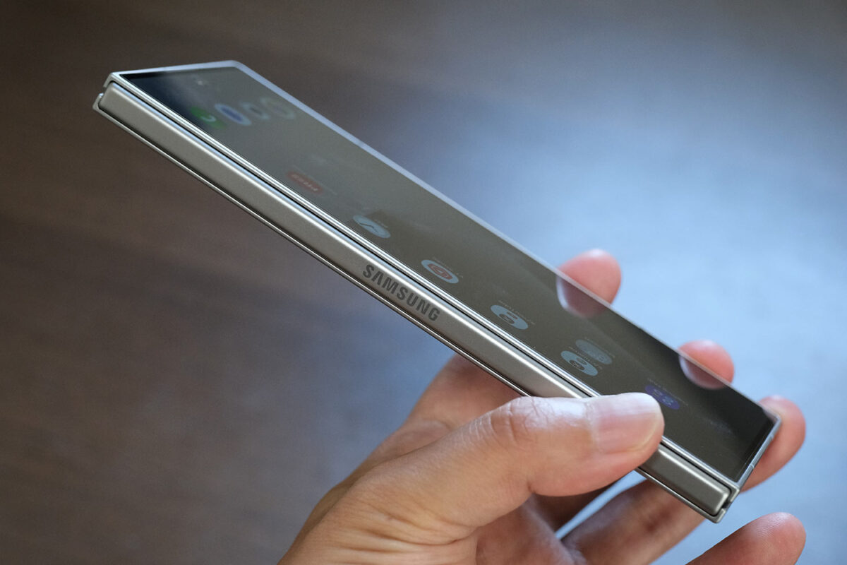 Galaxy Z Fold7 ヒンジ部分