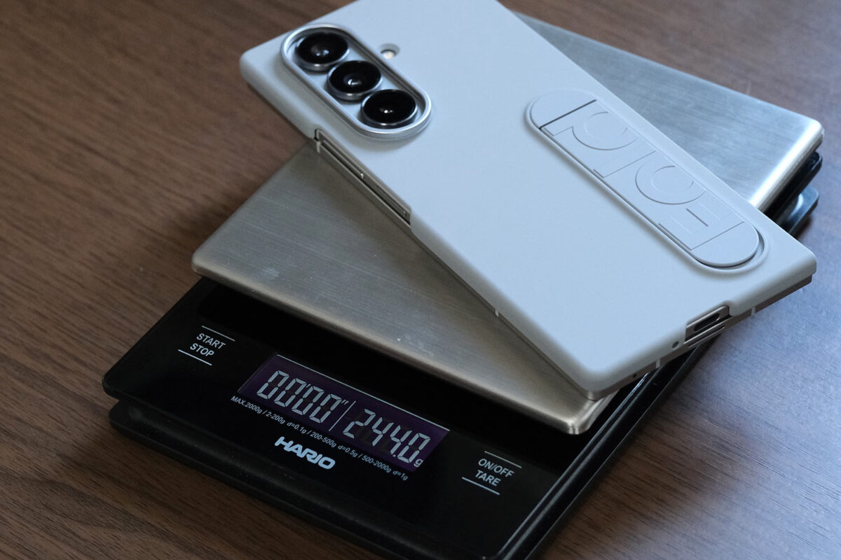 Galaxy Z Fold7 + 純正ケース 重量