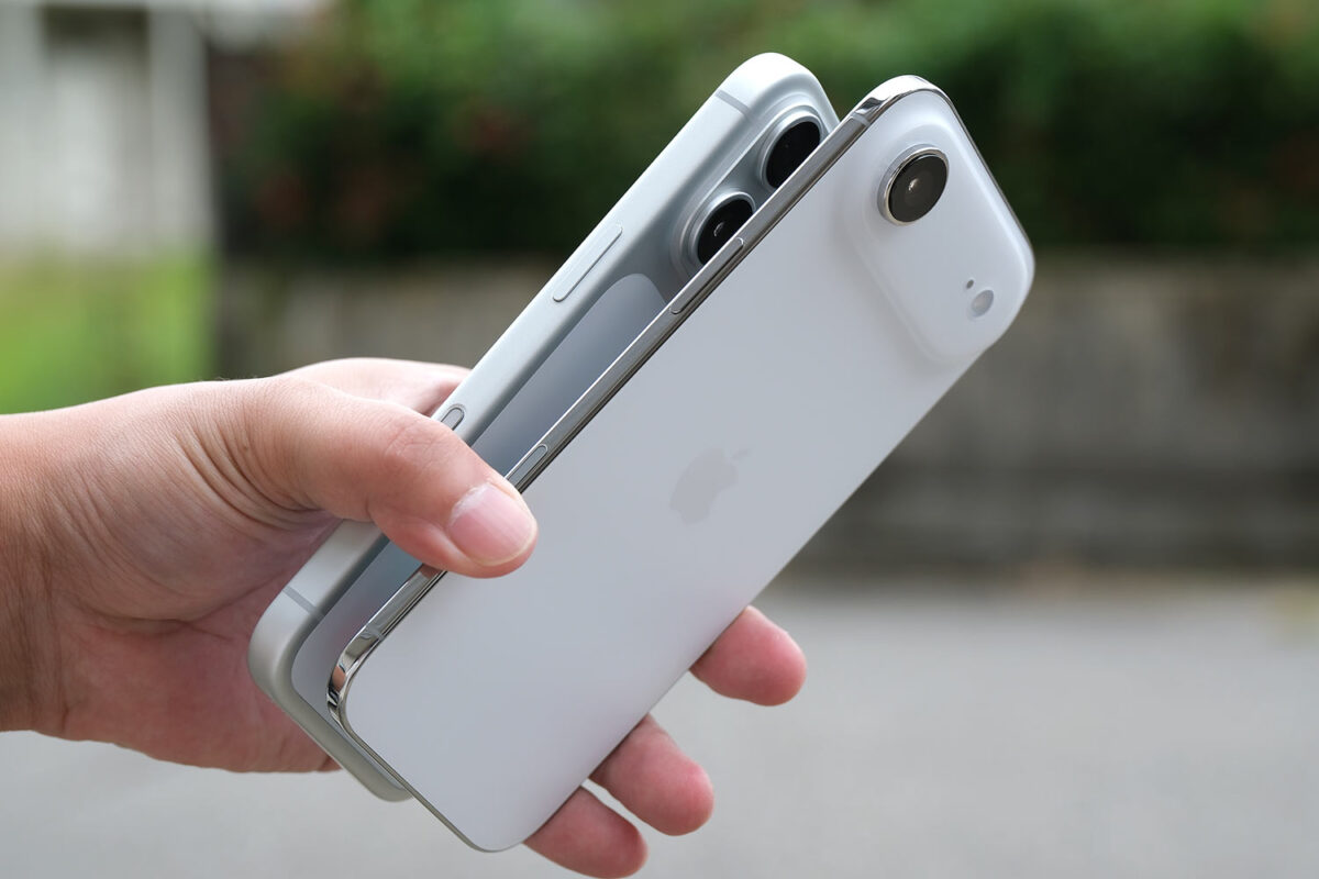 iPhone 17 Pro と iPhone Air 端末の質感