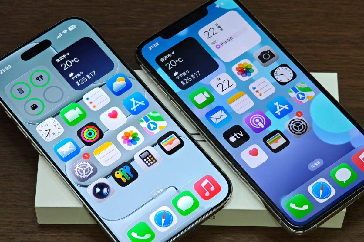 iPhone AirとiPhone XS Max 6.5インチ