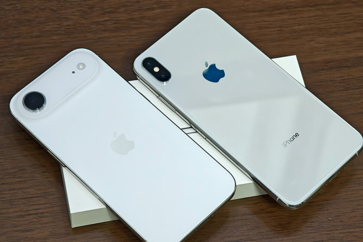 iPhone AirとiPhone XS Max 外観の違い