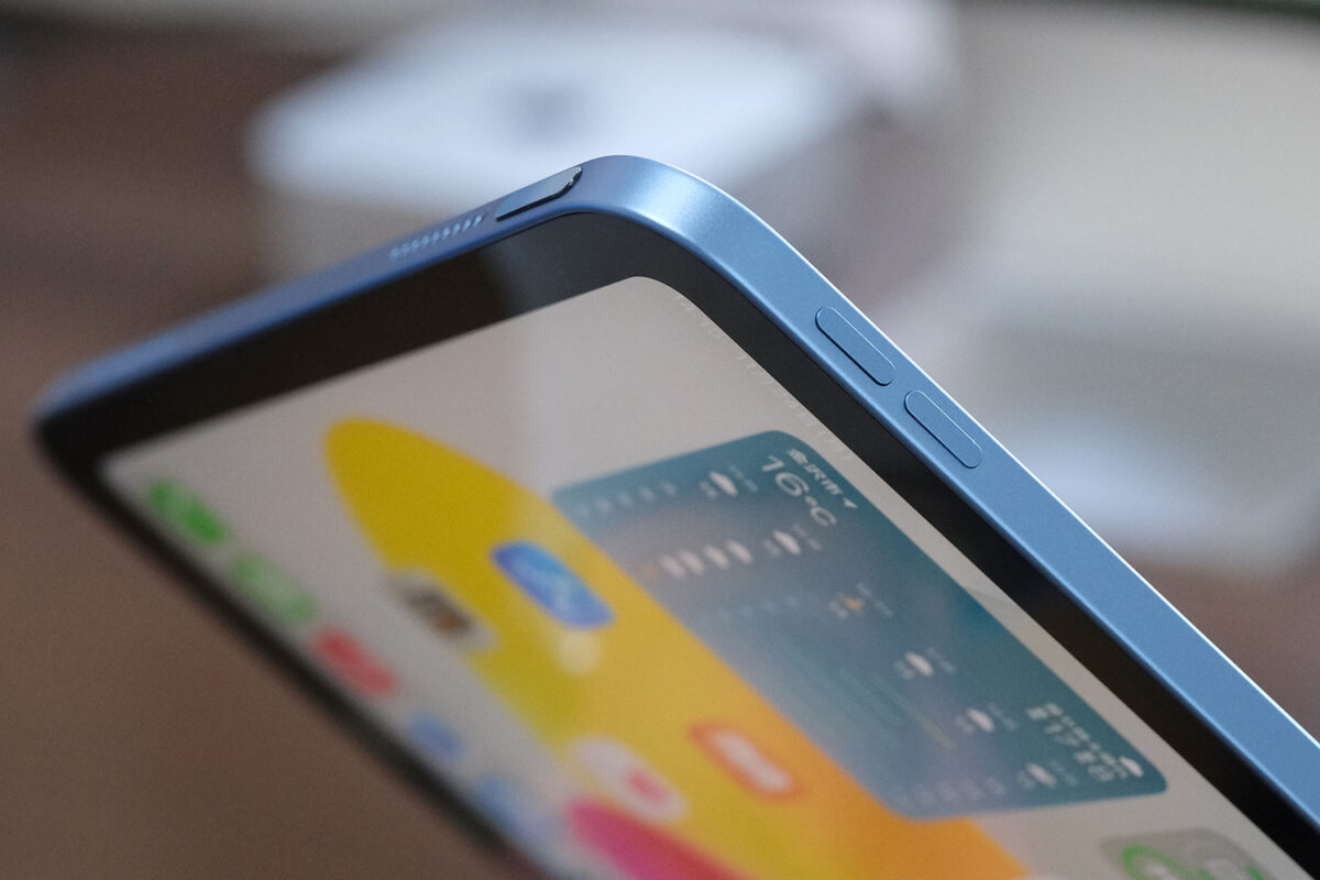 iPad（A16）操作ボタン