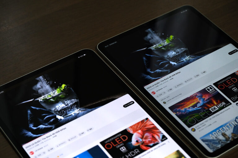 iPad Pro M5（有機EL）vs iPad Pro M2（液晶）HDR表示比較1