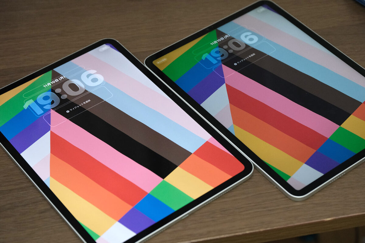 iPad Pro（有機EL）vs（液晶）
