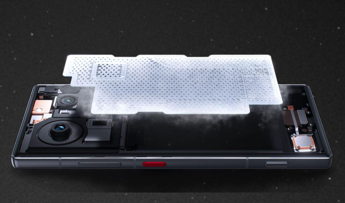 nubia Z80 Ultra ベイパーチャンバー