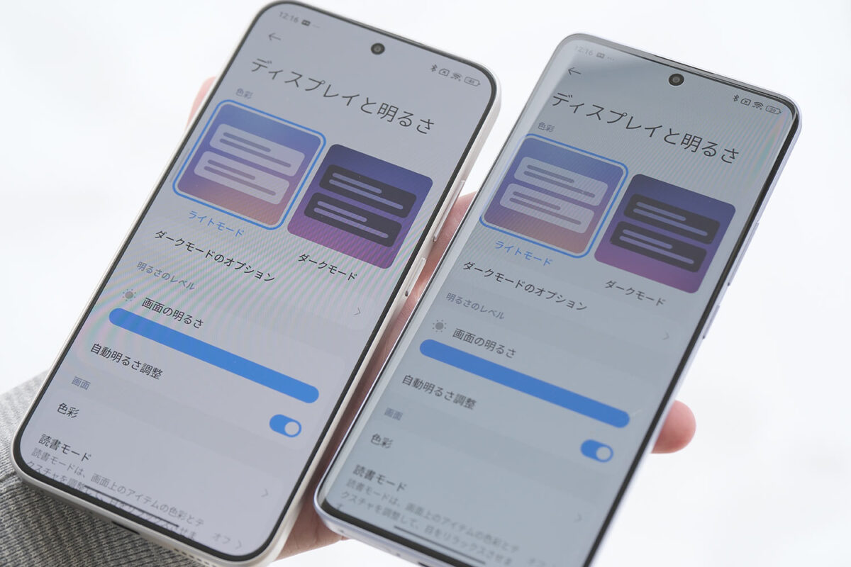 REDMI Note 15 Pro 5G vs 13 Pro+ 5G 画面の明るさ