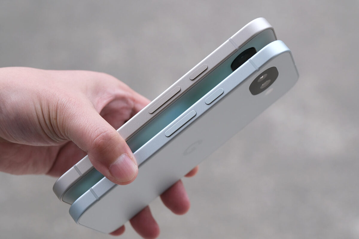 Pixel 10a ↔︎ Pixel 9a 操作ボタン