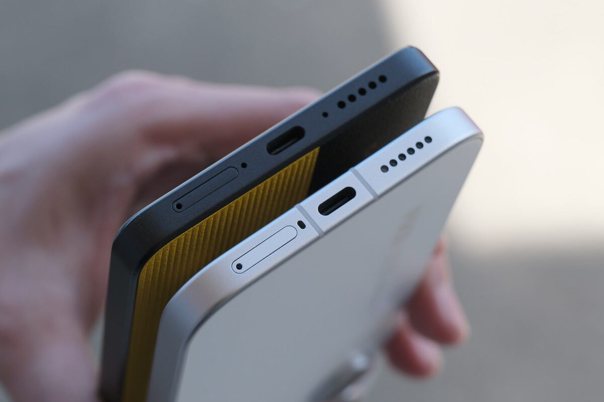 POCO X8 Pro vs X7 Pro 端末下