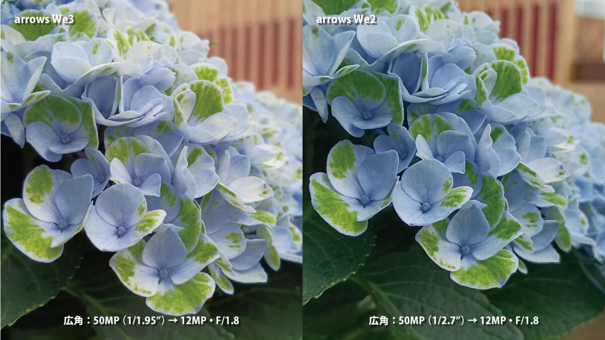 arrows We3で撮影した写真（解像感）