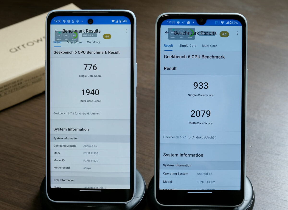 arrows We3のGeekbench 6スコア