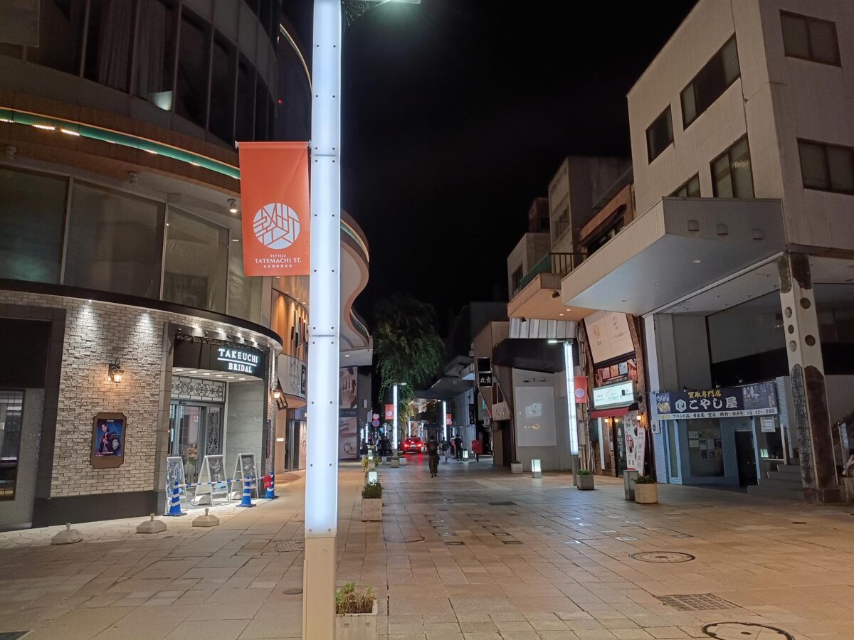 arrows We3で撮影した夜の作例写真（HDR）