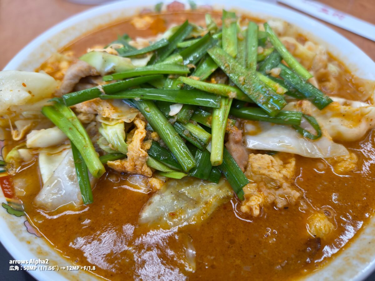 arrows Alpha2 作例 担々麺