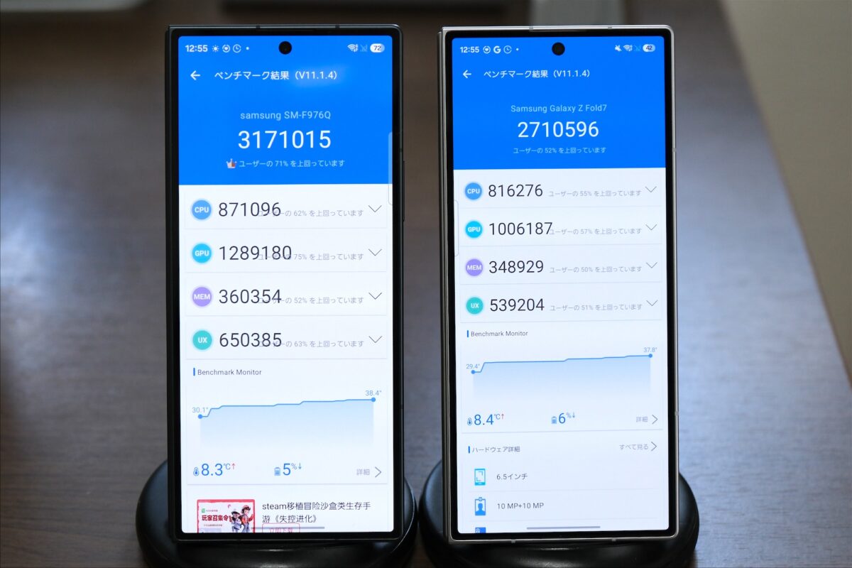 Galaxy Z Fold8 Ultra Antutu ベンチマーク