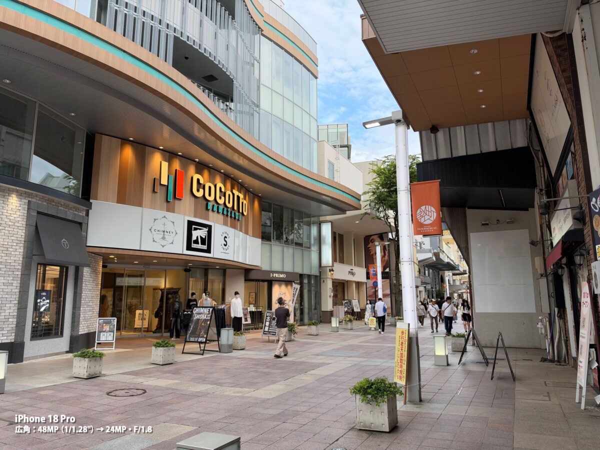 作例 商店街 昼