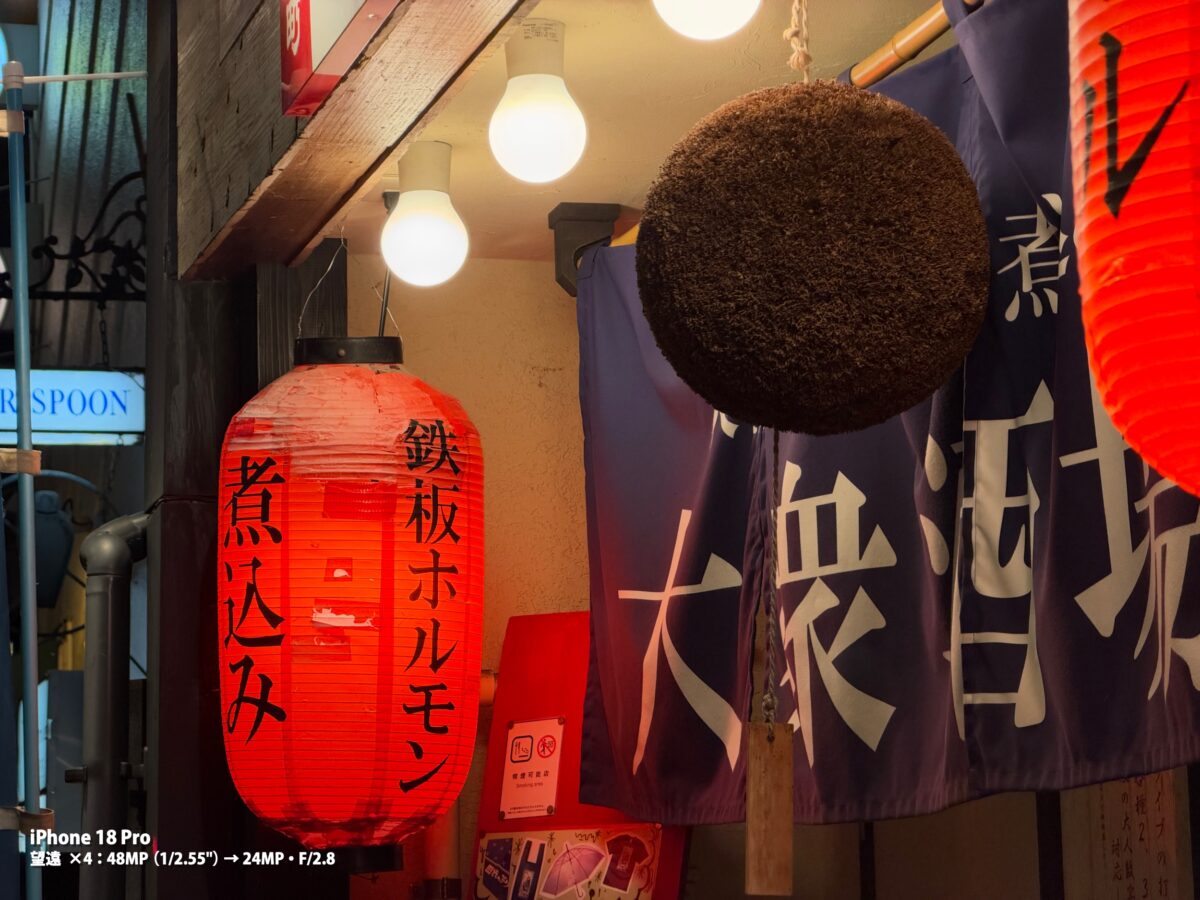 作例 提灯 大衆酒場
