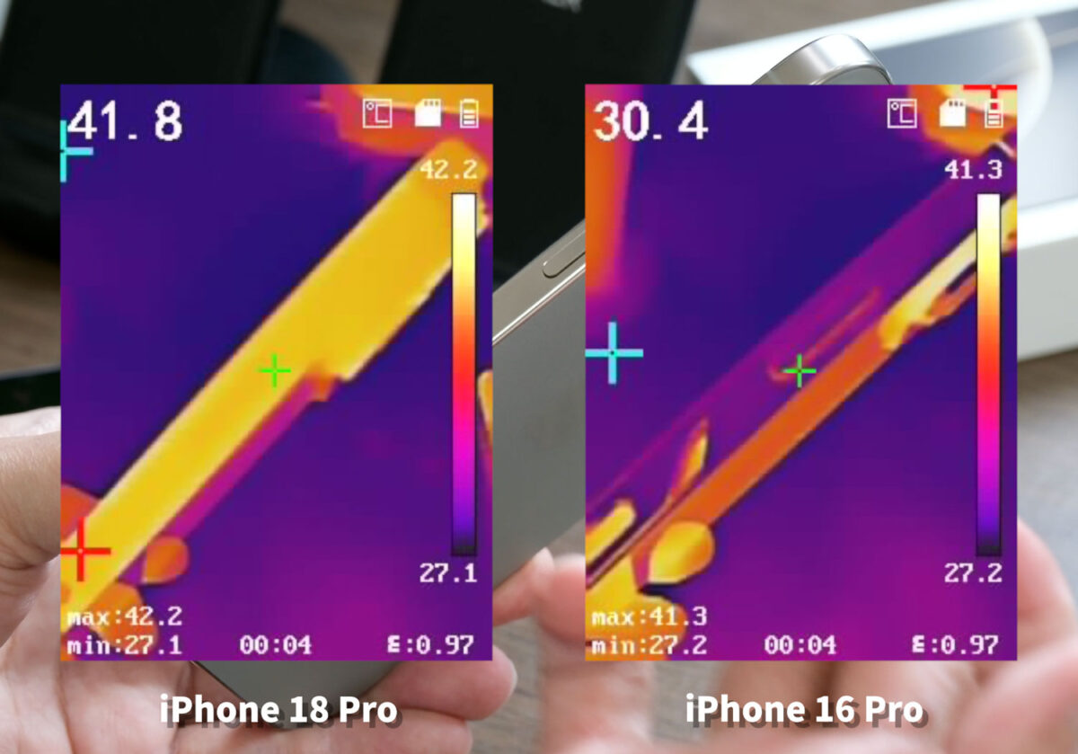 iPhone 18 Pro サイドフレーム 発熱 比較