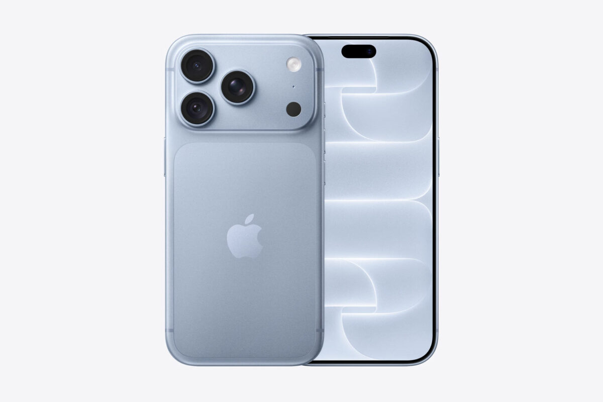 iPhone 18 Pro グレイシャーの前面と背面