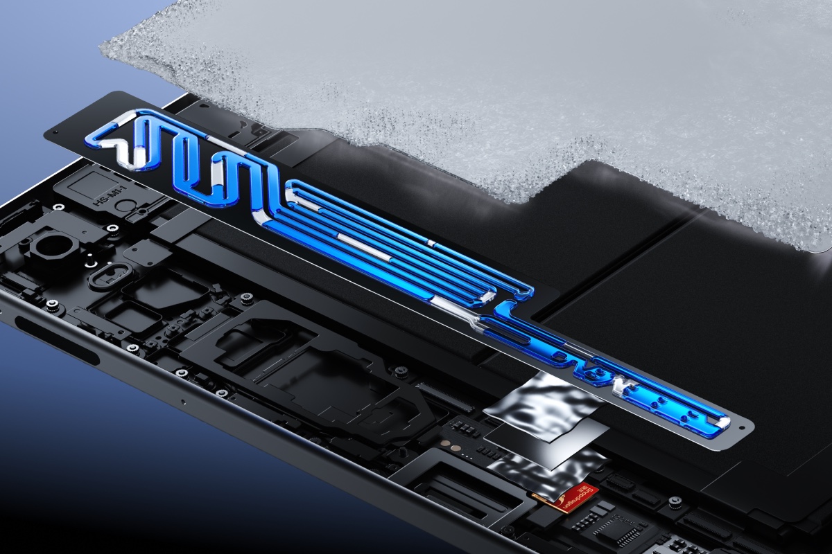 REDMAGIC Astra 2 AquaCore冷却システム2.0の内部構造