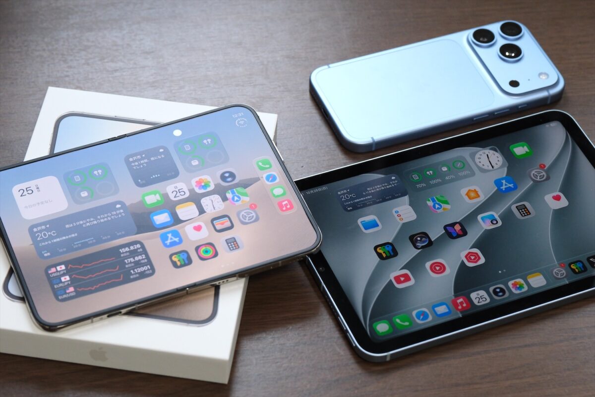 iPhone DuoとiPad miniとiPhone 18 Pro