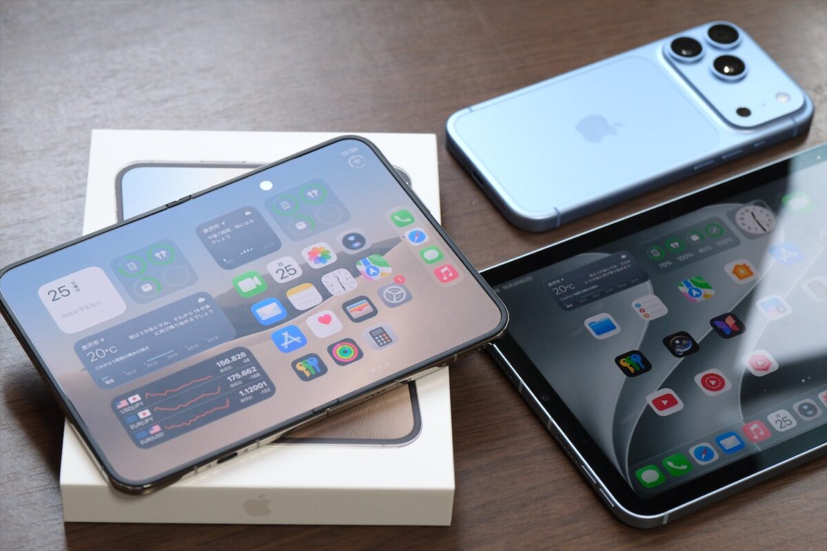 iPhone DuoとiPad mini