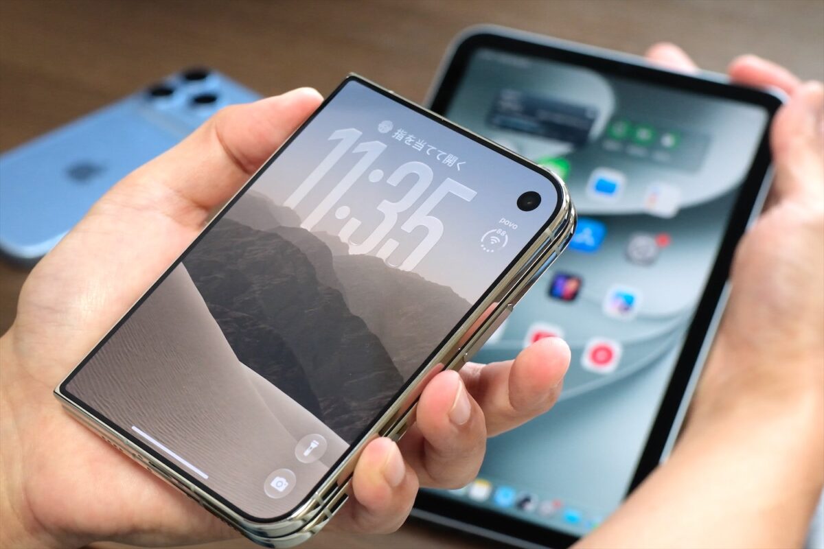 iPhone DuoのTouch IDでロック解除