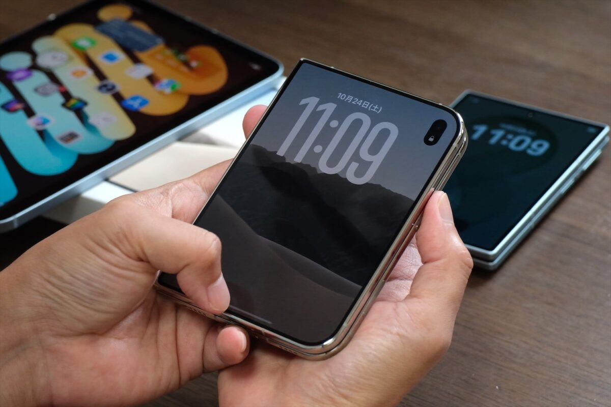 iPhone Duo Touch ID スワイプで解除